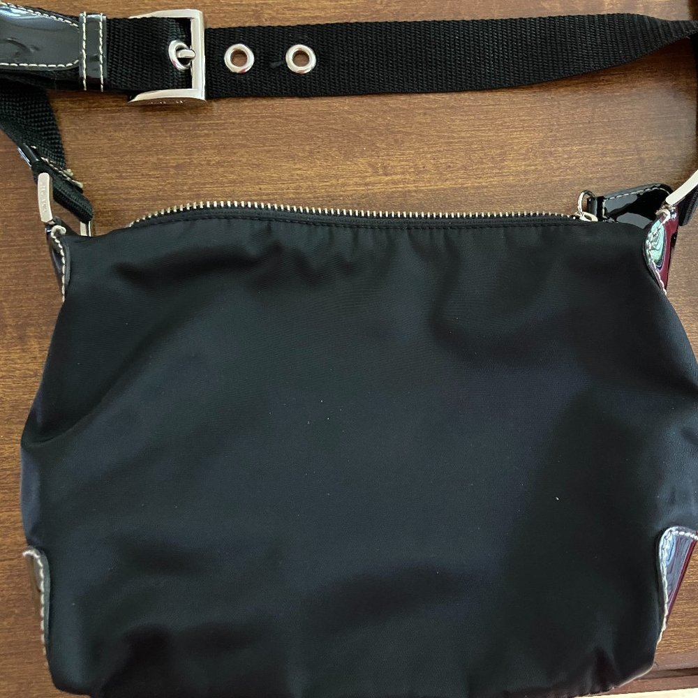 Nine West black nylon handbag